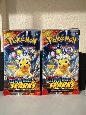 2 Pokemon Scarlet & Violet
Surging Sparks Booster Packs Sealed